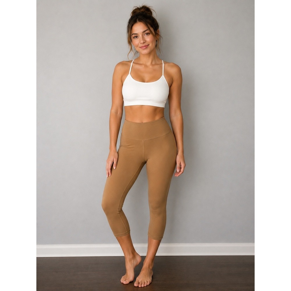 Haven Well Within Recycled Nylon‎ Women's Size Large High-Waist Tan Leggings